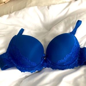 Royal blue La Vie en Rose bra 36B